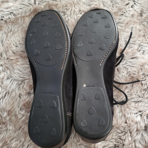 Attilio Giusti Leombruni Vintage Leopard Print Pony Hair Black Suede Size 38 - Picture 9 of 9